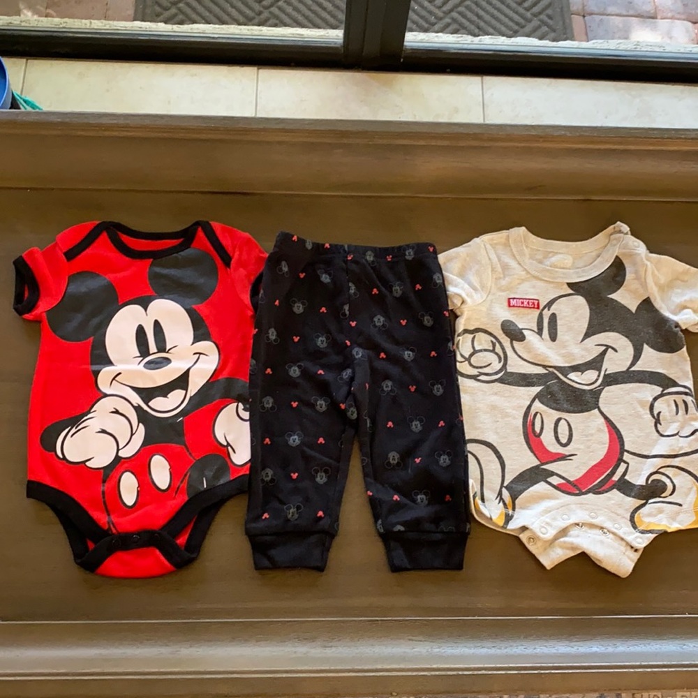 Disney Mickey onesie sets